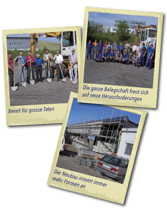 Im Mai 2005 erfolgte der Spatenstich für die neue Werkstatt. Nach deren Fertigstellung wurde die bisherige Werkstatt in ­einen Ausstellungsraum umgebaut.