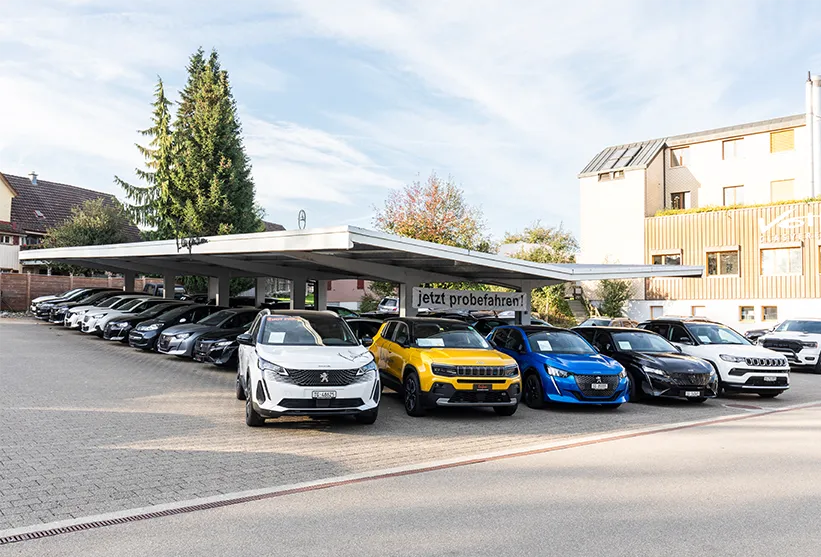 Fahrzeugpark Garage Kaufmann AG Wittenbach, St. Gallen